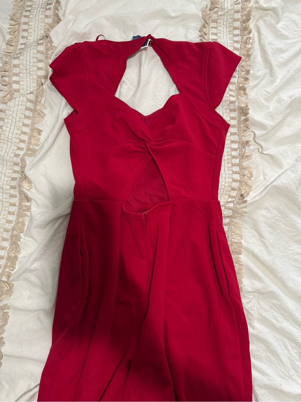 Red jumpsuit